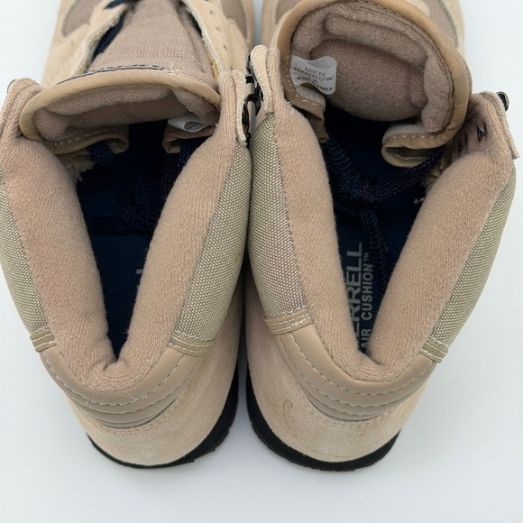 Vintage Merrell Light Traveler Mens 12 Narrow Hiking Boots Tan Suede Outdoors - Picture 6 of 11